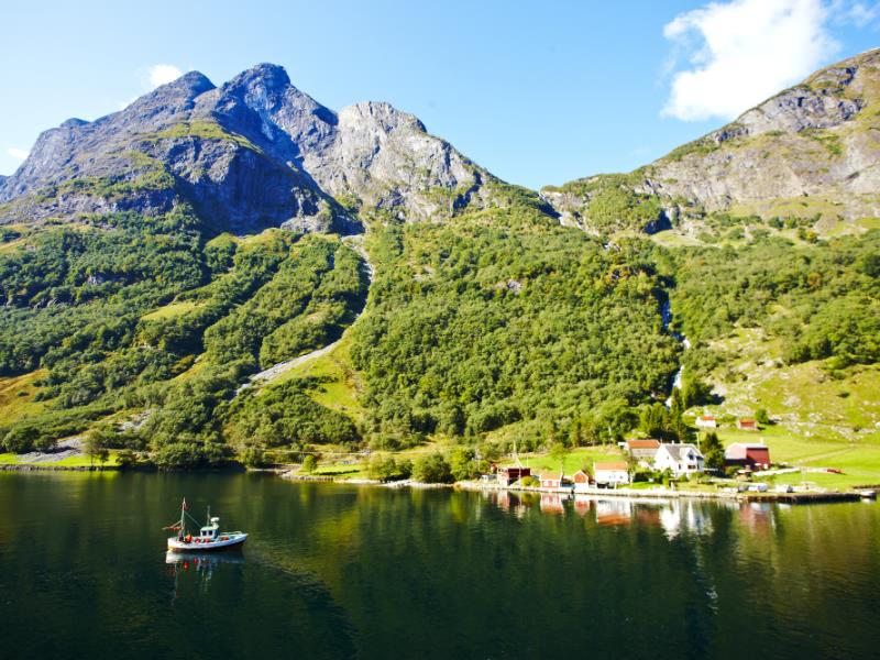 플람 호수 마을