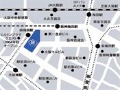 오사카 힐튼 지도