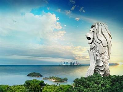 센토사섬 멀라이언 타워