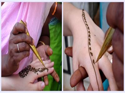 헤나 문신 사진