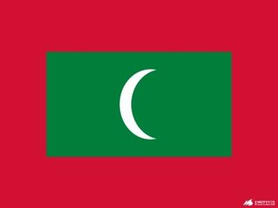 몰디브 국기사진