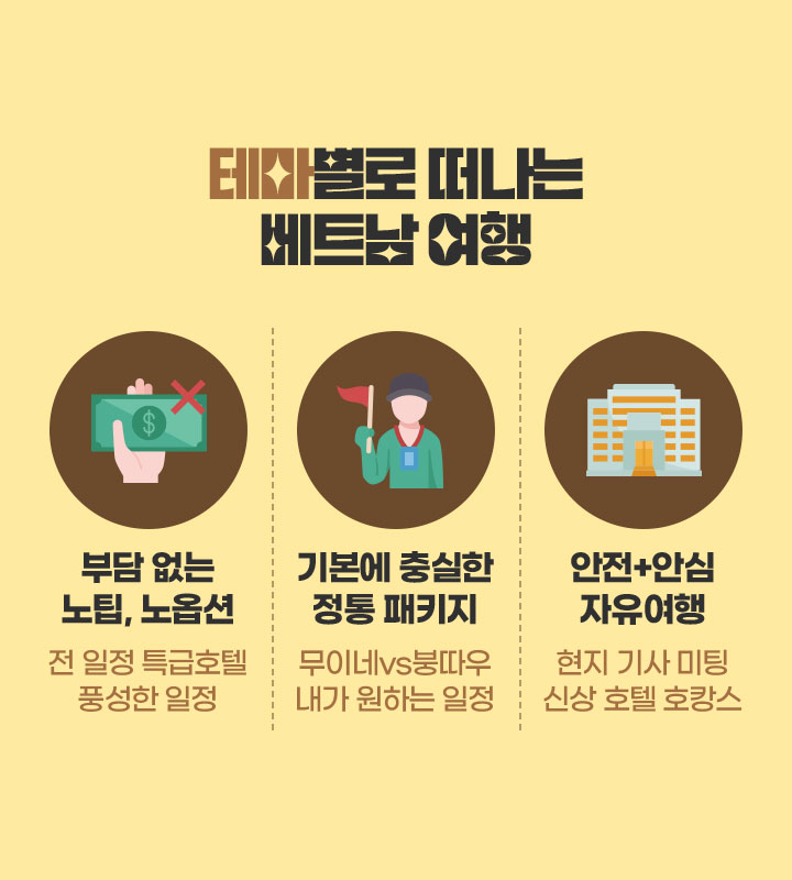 테마별로 떠나는 베트남 여행