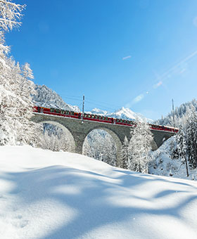 스위스 겨울의 설레임