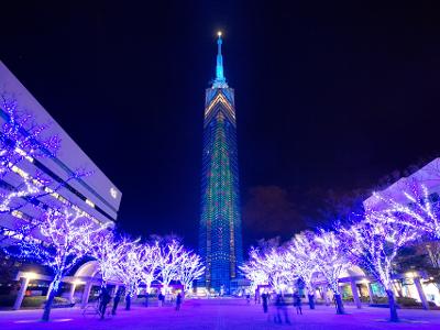 후쿠오카 타워 야경