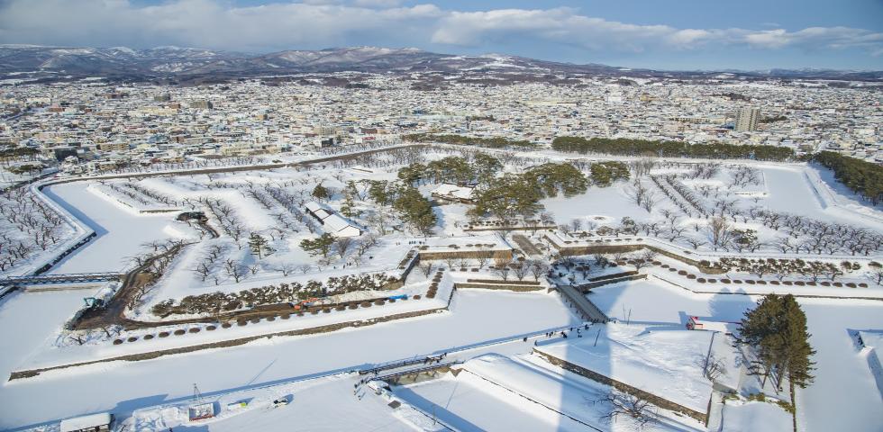 고료가쿠 공원(겨울)