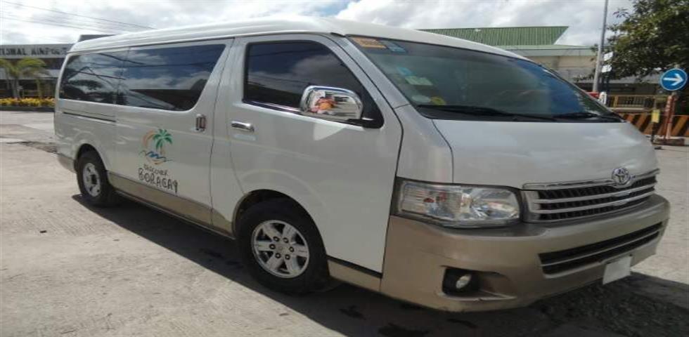 보라카이 왕복 픽업 차량사진