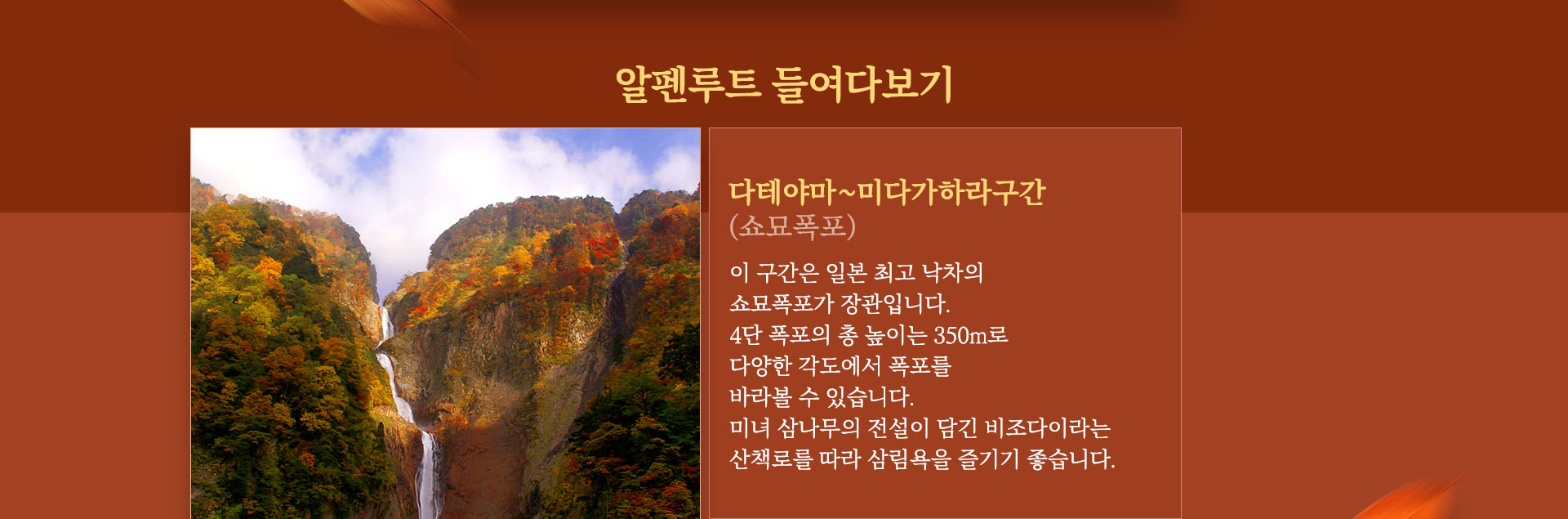 알펜루트들여다보기