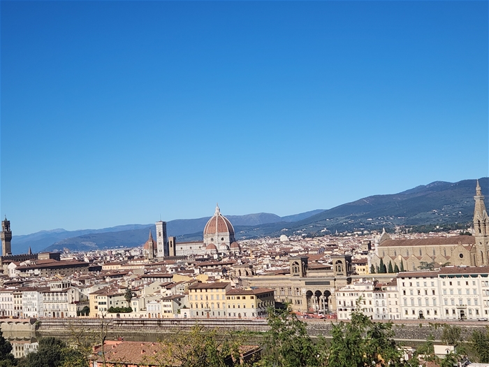 피렌체의 아름다운 경관..